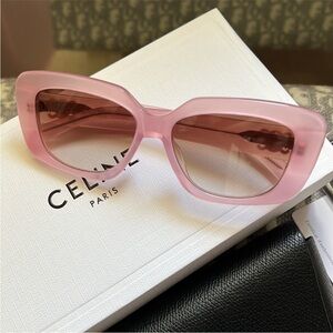 Celine pink sunglasses Triumphe 4 acetate